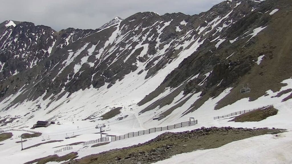 Summit conditions at Arapahoe Basin on June 12.
